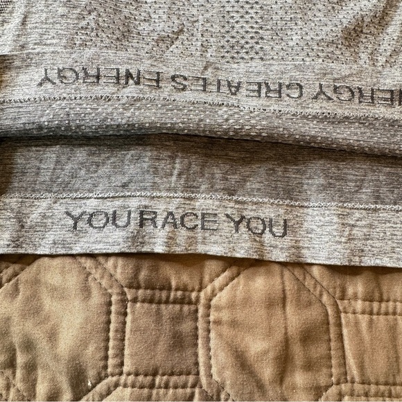 lululemon Swiftly Racerback Tank Top Women’s sz 2 XXS Gray ProSkills Logo - Picture 5 of 8